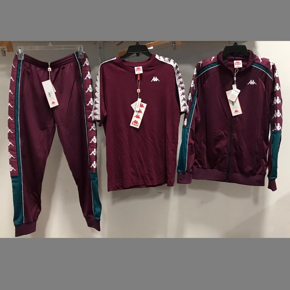 NWT Kappa DG 2PC set jacket & pant Suit NO T SHIRT
